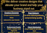design modern business flyers, posters and marketing designs